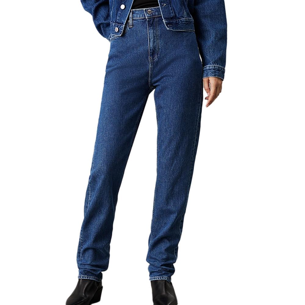 Jean Slim Bleu Femme Calvin Klein Jeans Authentic pas cher