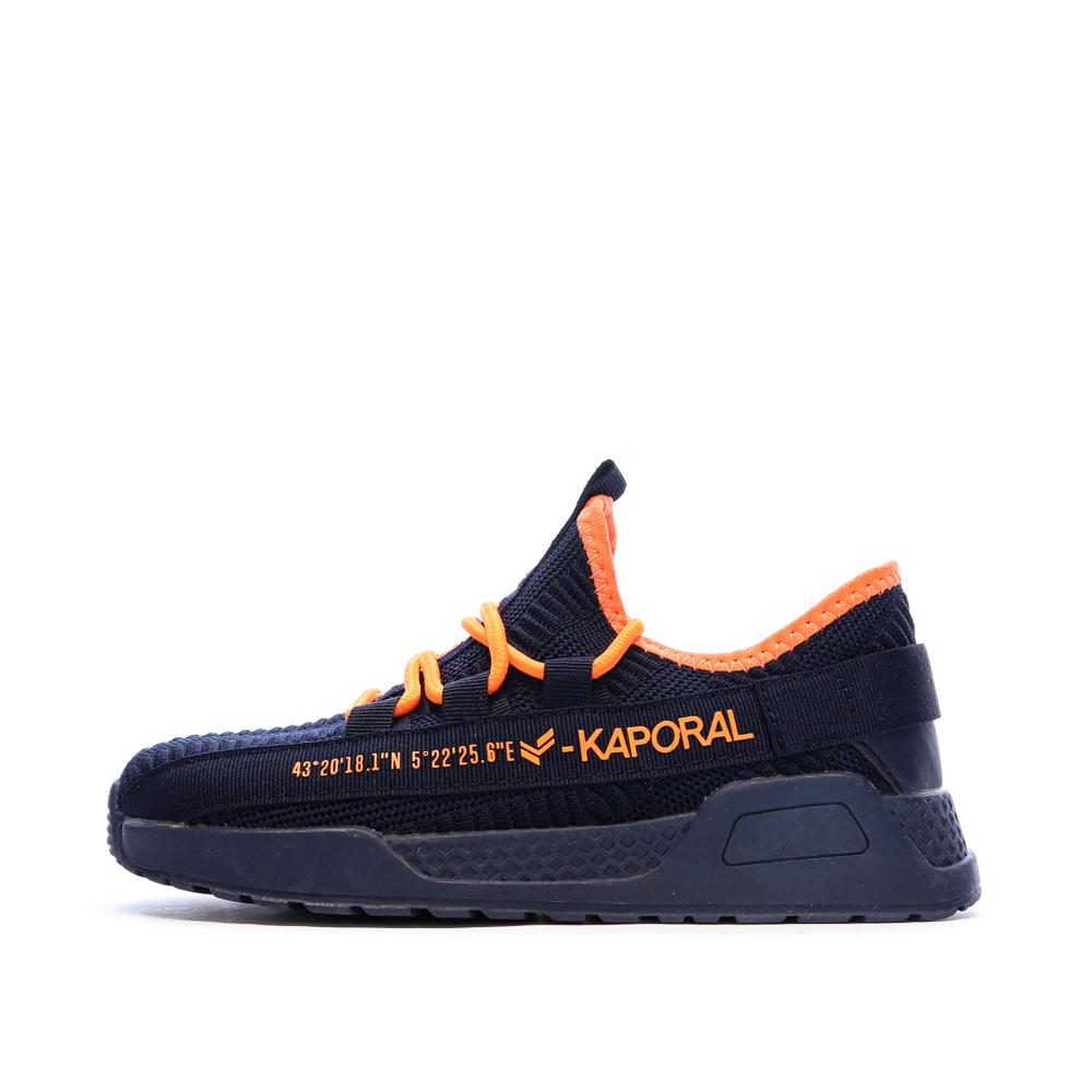 Kaporal Dofini Boys’ Navy/Orange Trainers affordable