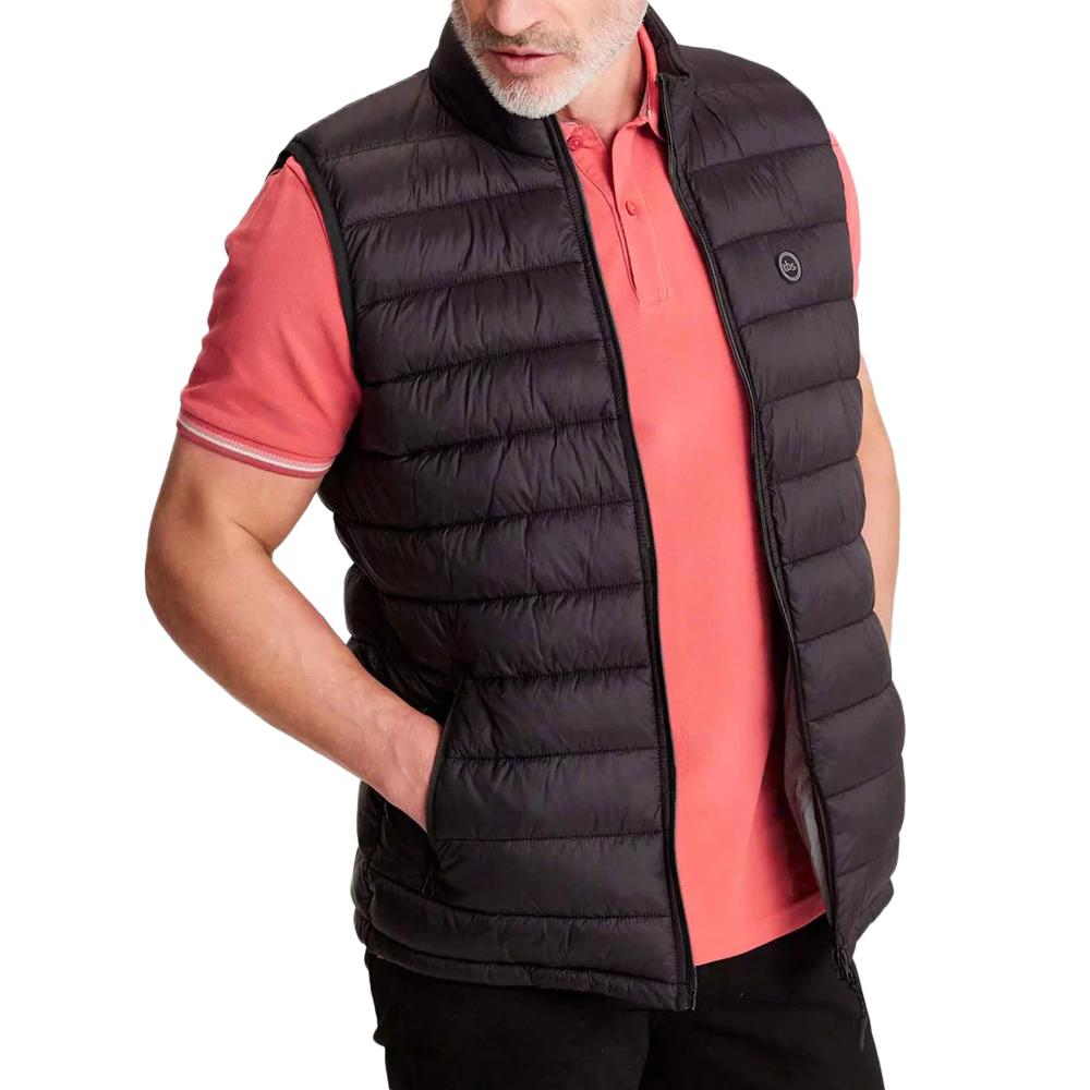 Doudoune Sans Manches Noire Homme TBS Fabian pas cher