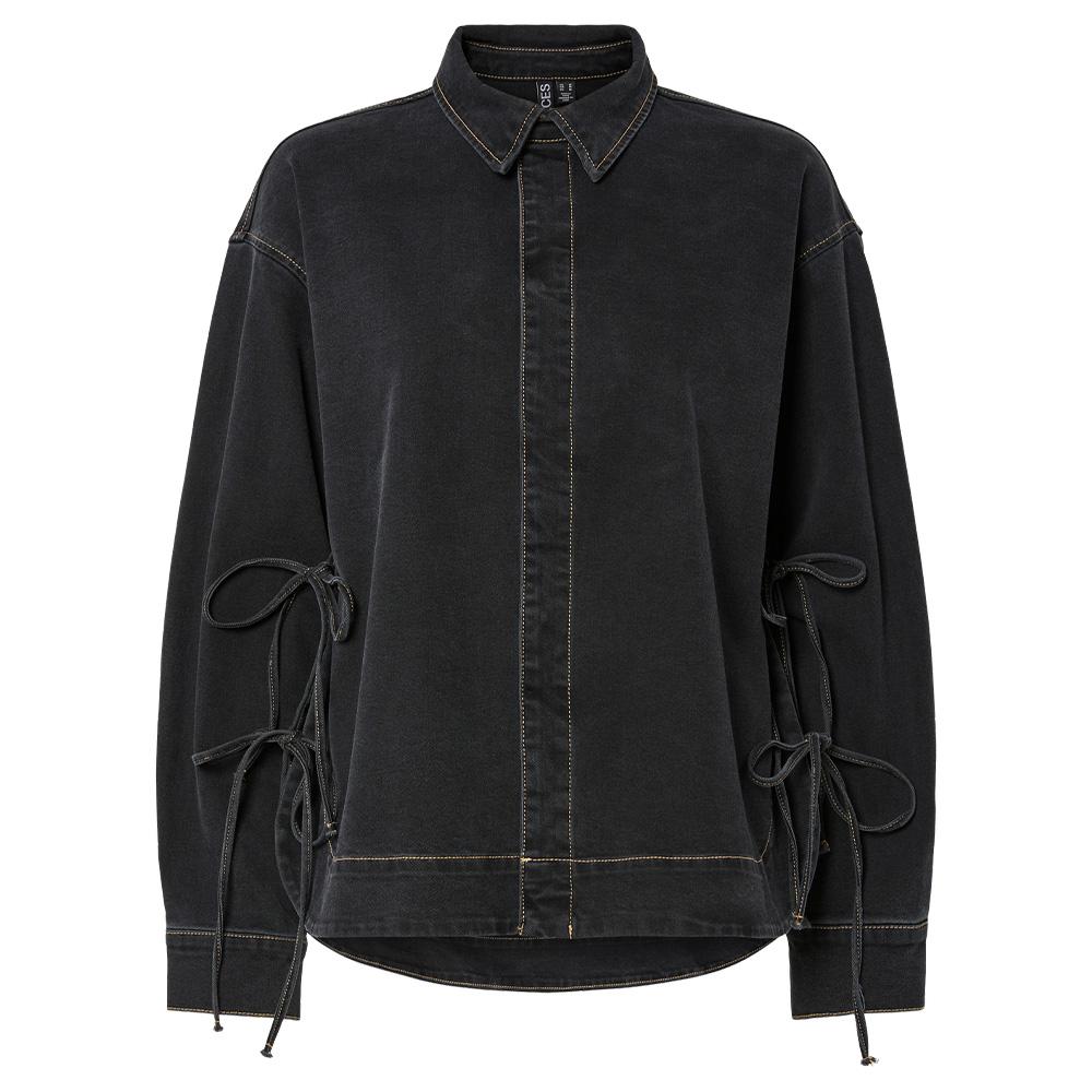 Veste en Jean Bleu/Brut Femme Pieces Pcmathea Curved Denim pas cher