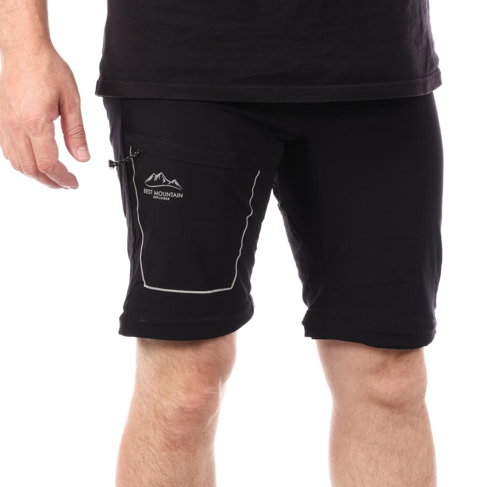 Pantalon en Toile Noir Homme Best Mountain 402 vue 4