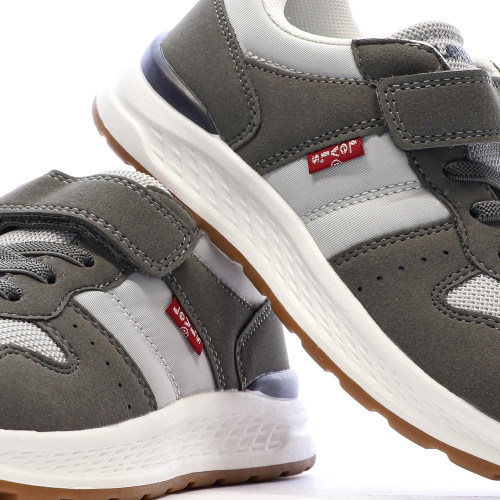 Baskets Grise Garçon Levi's Oakland vue 7