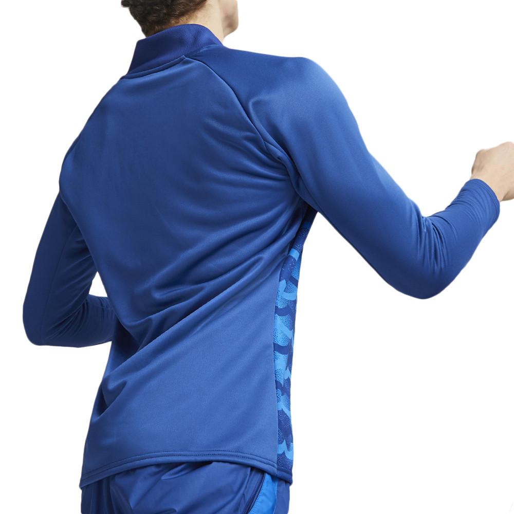 OM Maillot Prématch manches longues Bleu Homme Puma 2023/24 vue 2