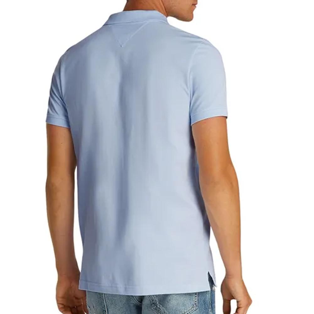 Polo Bleu Homme Tommy Hilfiger Tjm Slim vue 2
