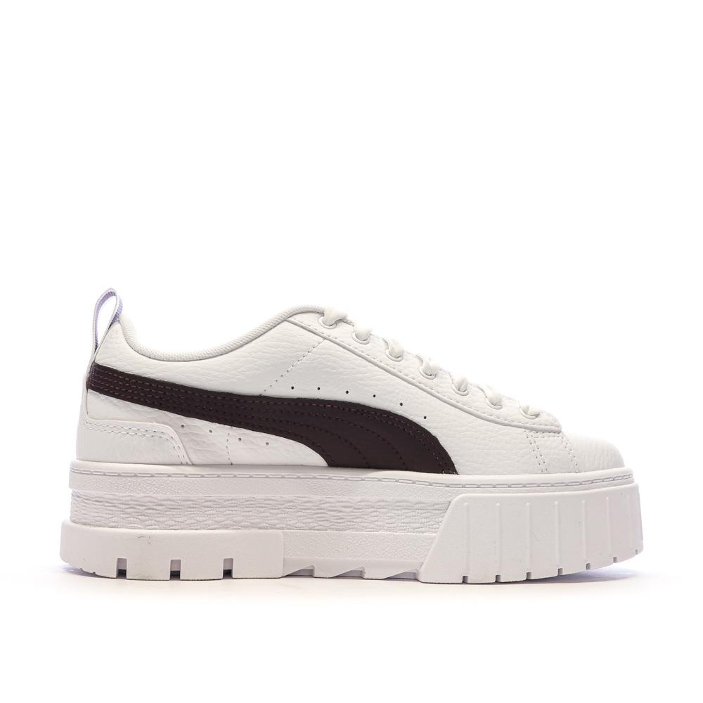 Baskets Blanches/Noires Fille Puma Mayze vue 2