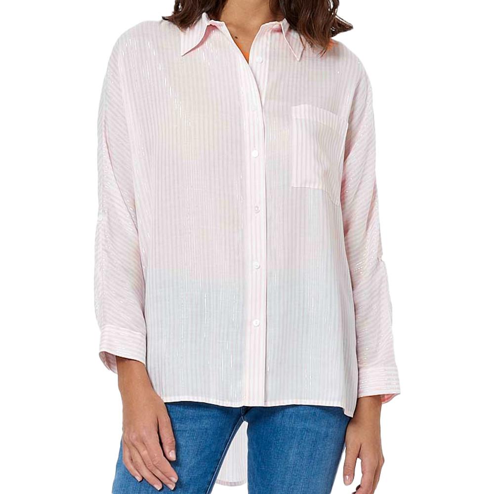 Chemise Blanches à Rayures Femme Kaporal Gochae pas cher