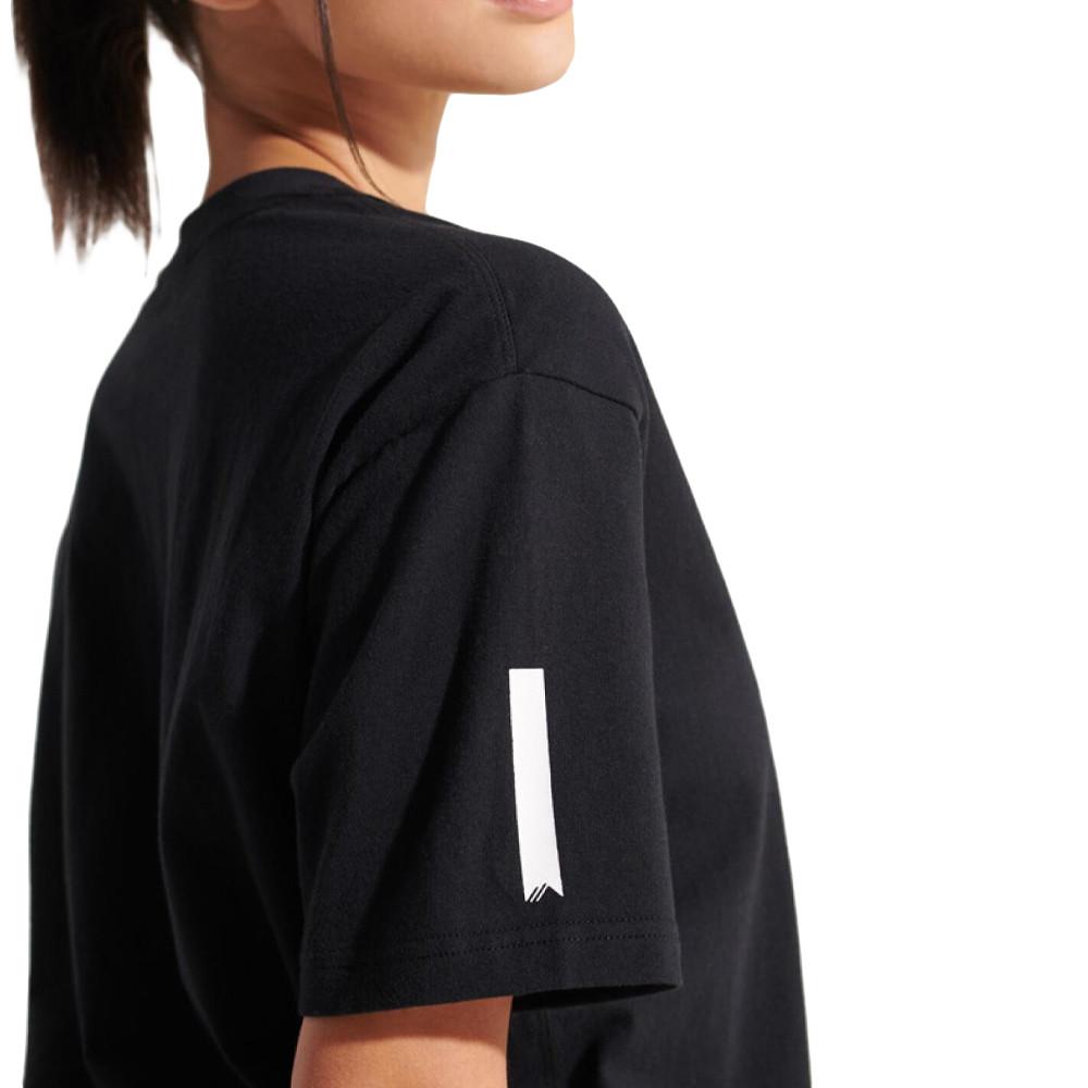 T-shirt Noir Femme Superdry Mountain vue 3