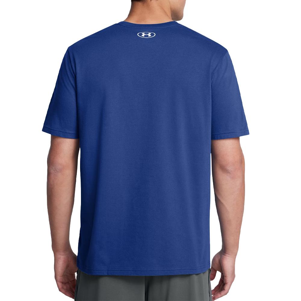 T-shirt Bleu Homme Under Armour Camo Boxed vue 2
