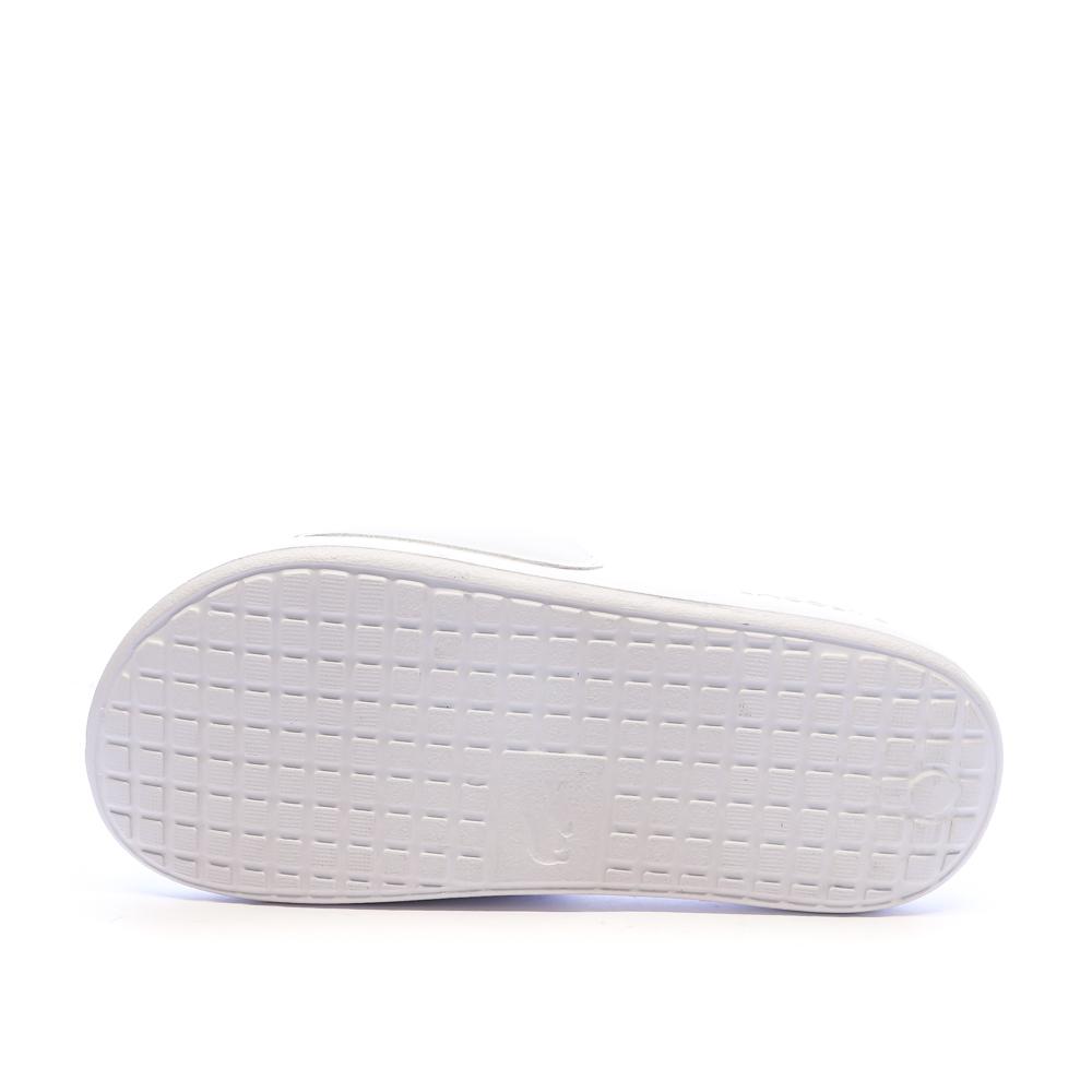 Claquettes Blanc Femme Lacoste Serve Slide 1.0 vue 2