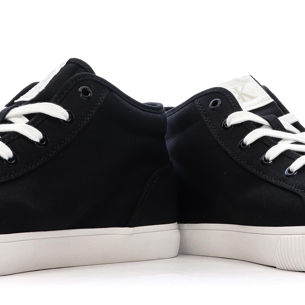 Baskets Noir/Blanc Homme Calvin Klein Jeans Ess Vulc vue 7