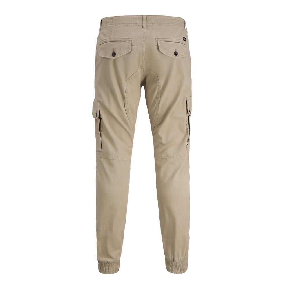 Pantalon Cargo Beige Homme Jack & Jones Warner 12167596 vue 2