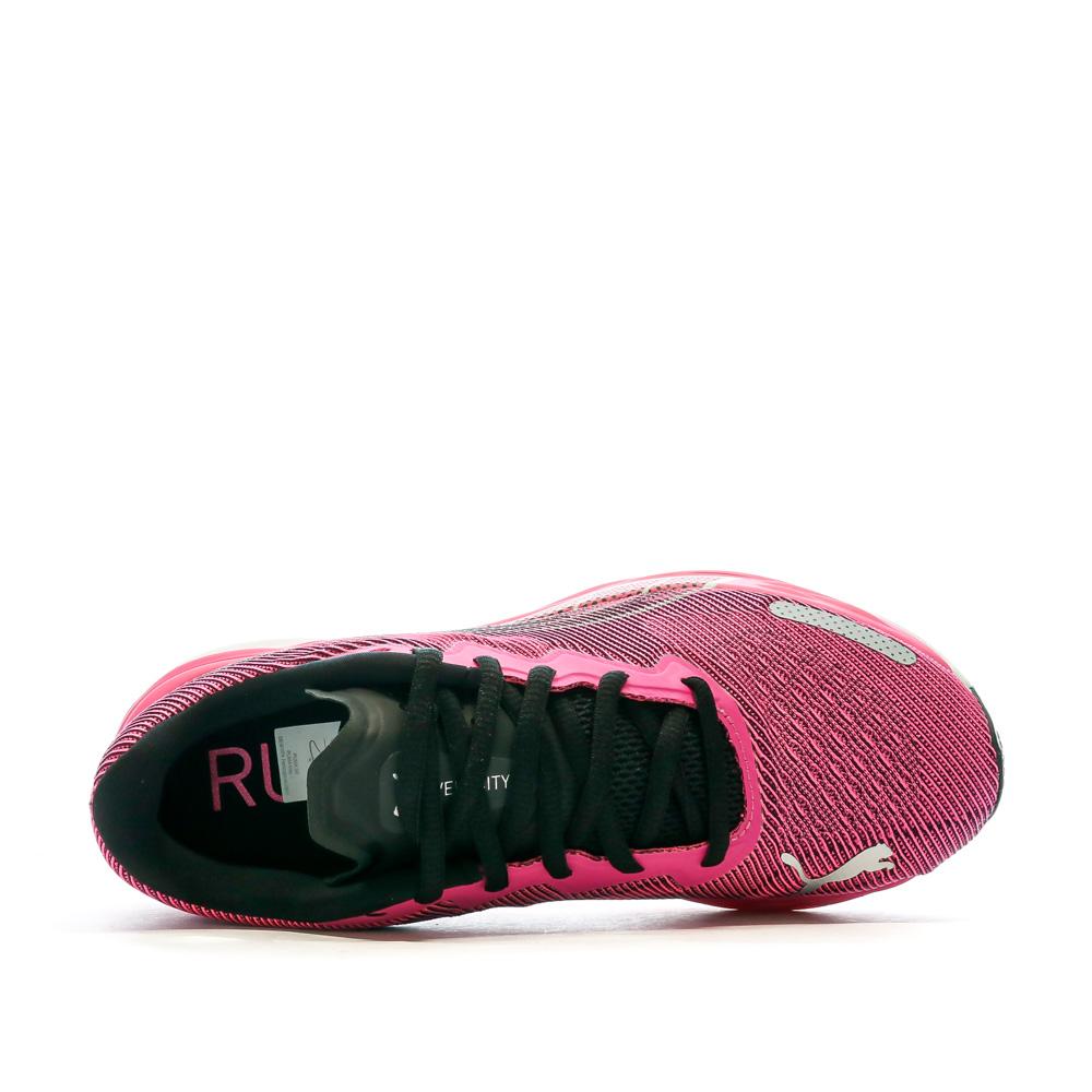Chaussures Running Rose Fuchsia Femme Puma Velocity Nitro 2 vue 4