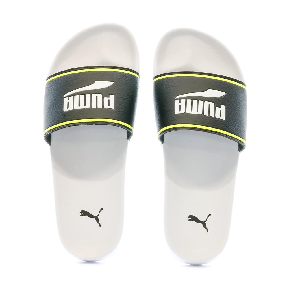 Claquettes Noires Homme Puma Leadcat 2.0 Elevate vue 3