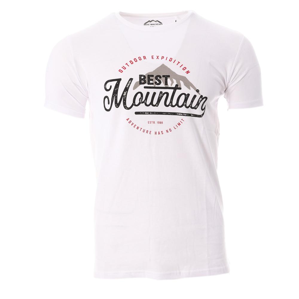 T-shirt Blanc Homme Best Mountain 2009 pas cher