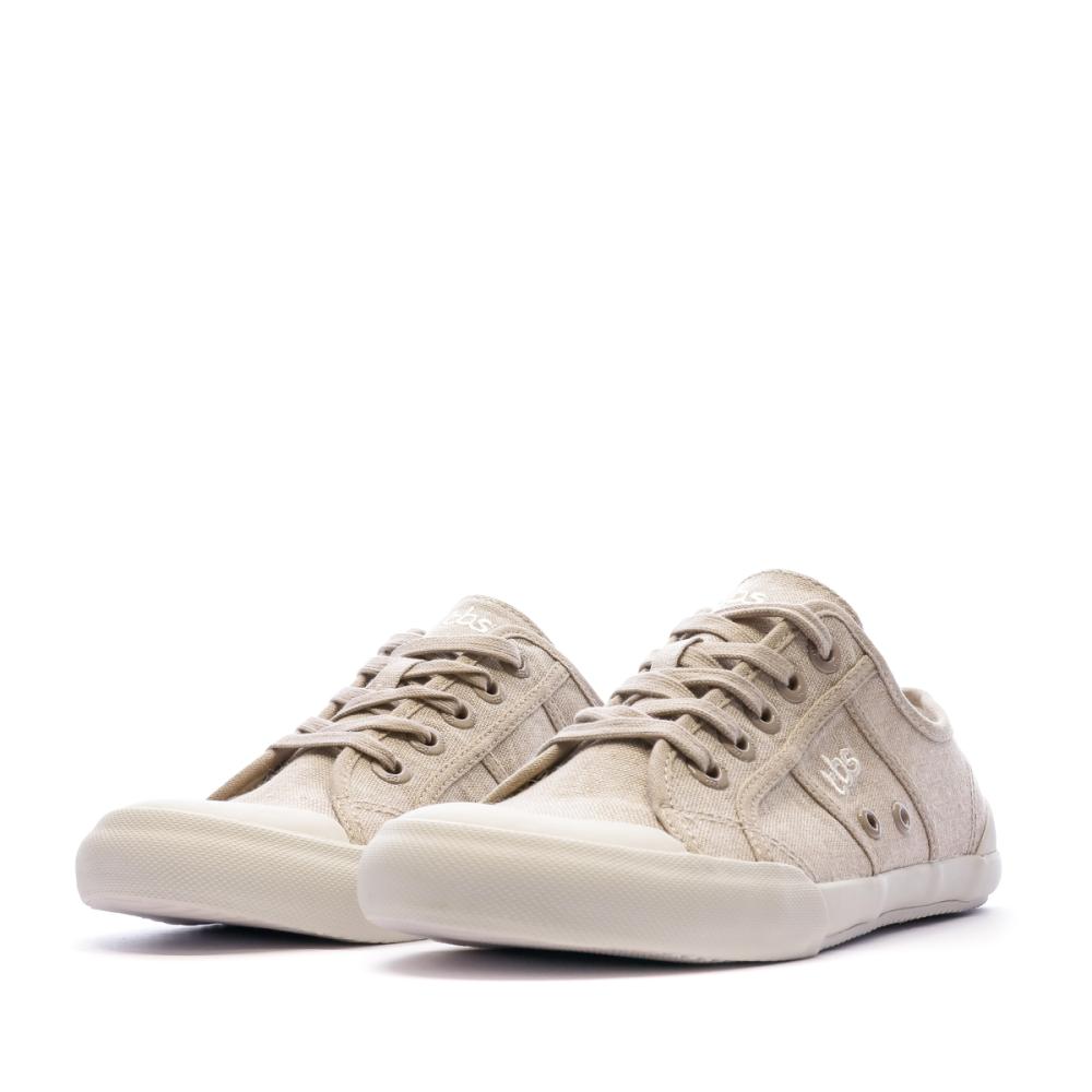 Baskets en toile Beige Femme TBS Opiace vue 6