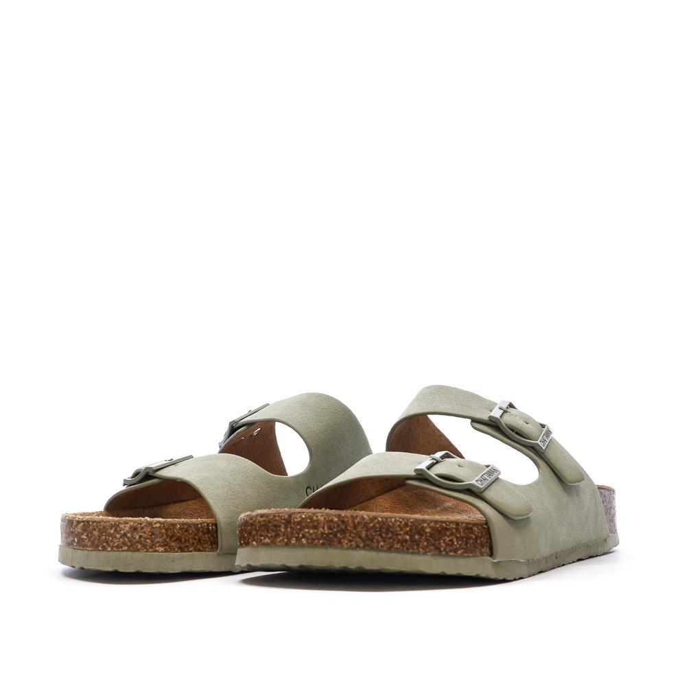 Sandales Kaki Femme Chattawak Orphée vue 6