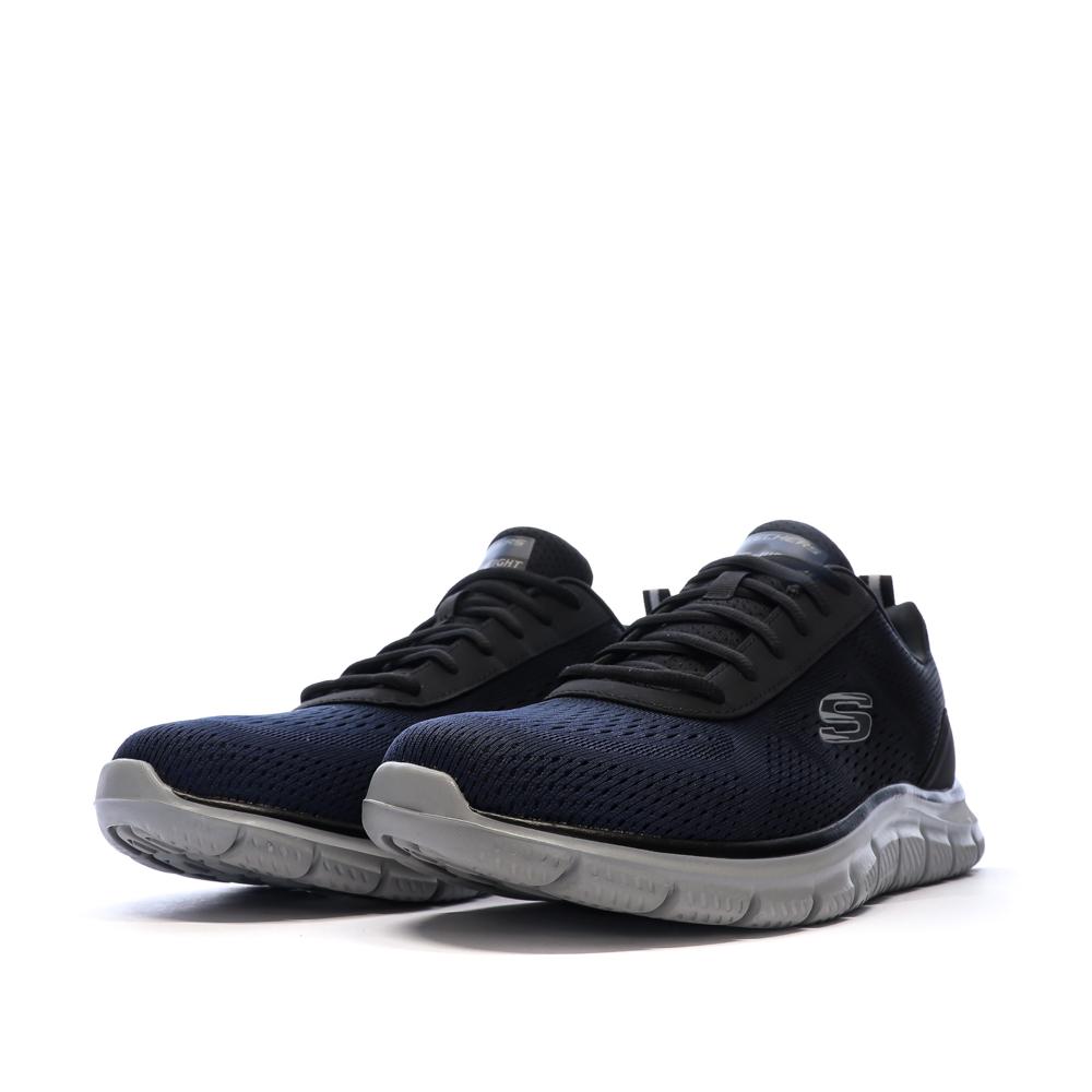 Baskets Noir/Marine Homme Skechers Track-Ripkent vue 6