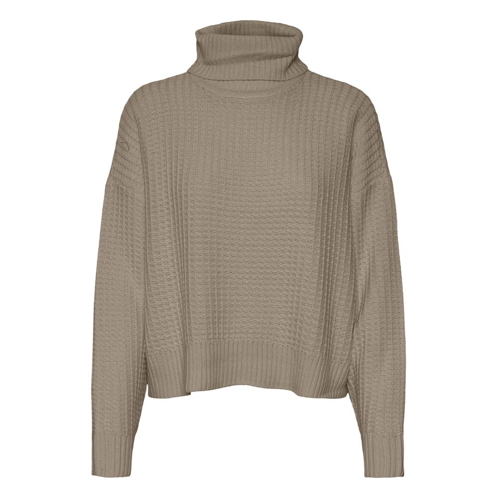 Pull Taupe Femme Vero Moda Momega pas cher