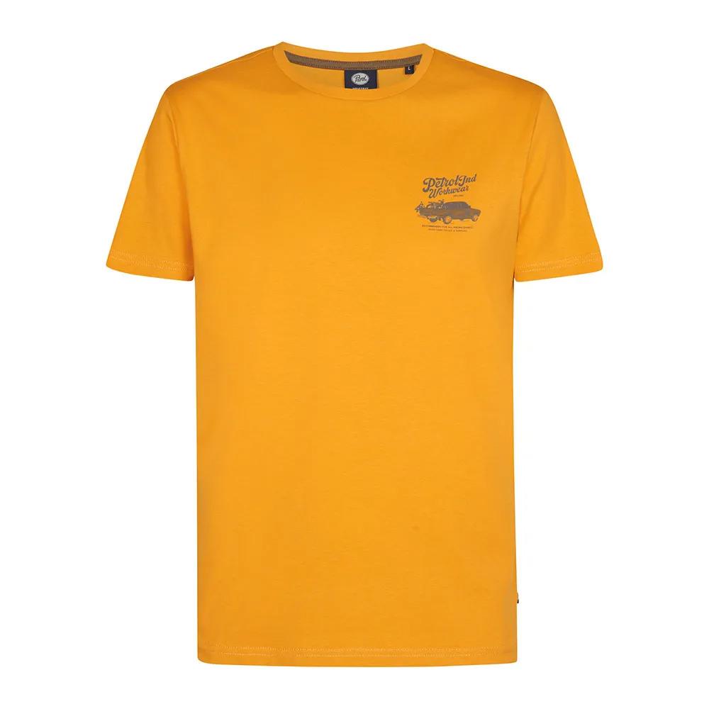 T-Shirt Orange Homme Petrol Industries TSR135 pas cher