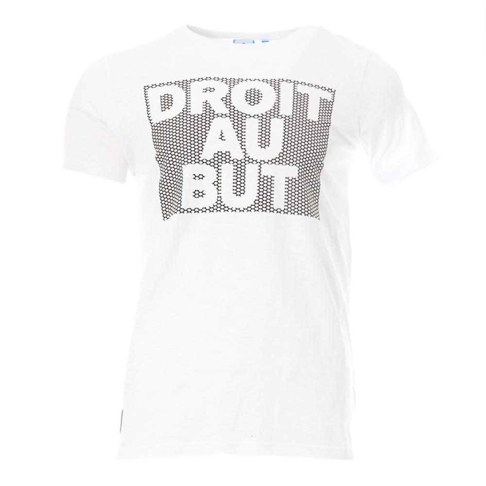 OM T-shirt Blanc Homme Puma Droit au But pas cher