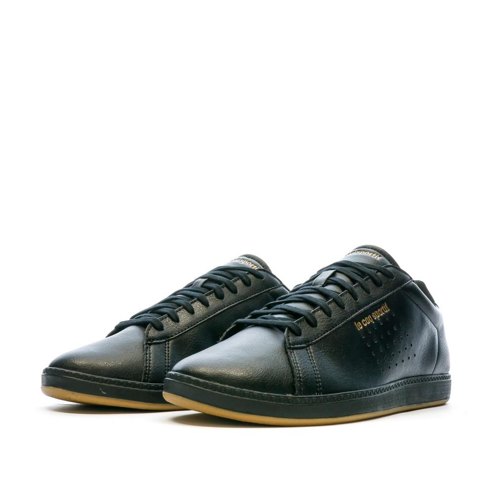 Baskets Noir Homme Le Coq Sportif Court set vue 6