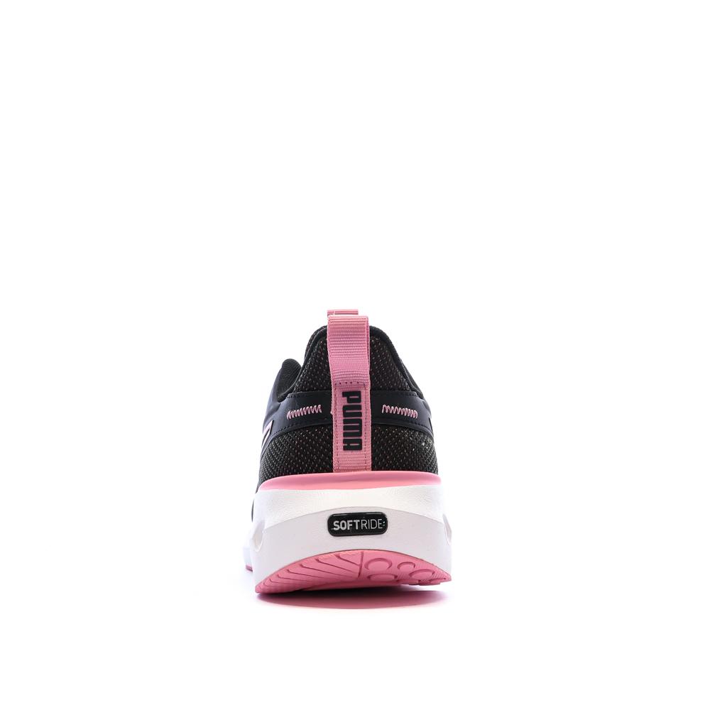 Baskets Noir/Rose Puma Softride Carson vue 3