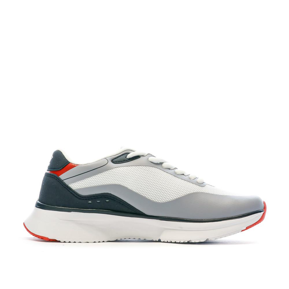 Baskets Blanc/gris Homme Gris Umbro Priam vue 2