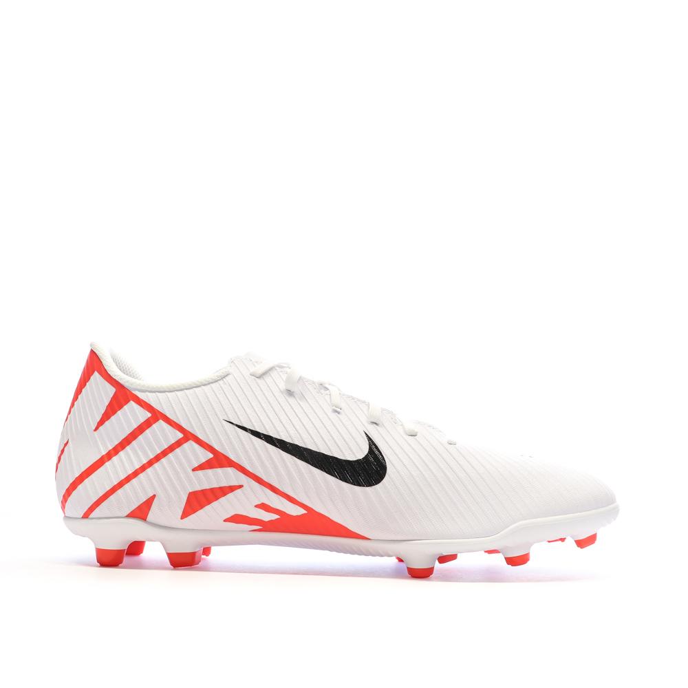 Chaussures de Foot Blanc/Rouge Homme Nike Vapor 15 Club FG/MG vue 2