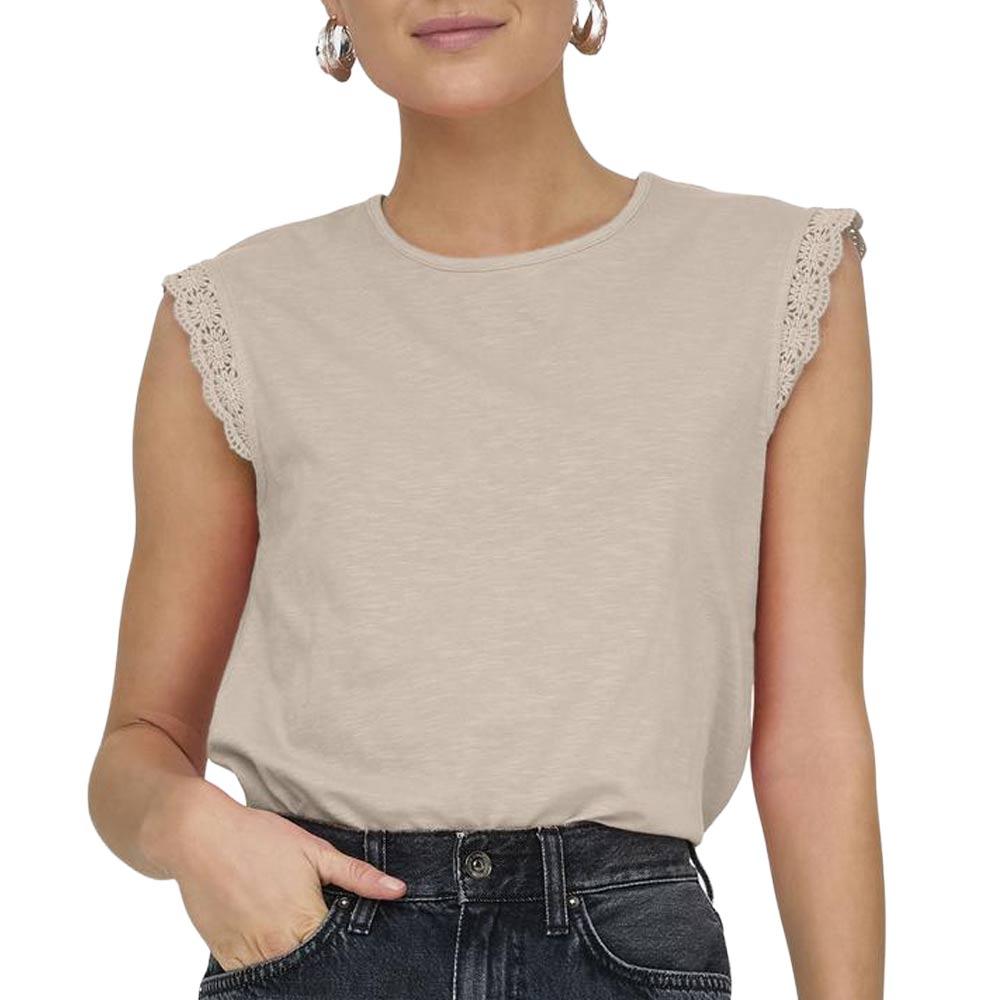 T-Shirt Beige Femme JDY Salva pas cher