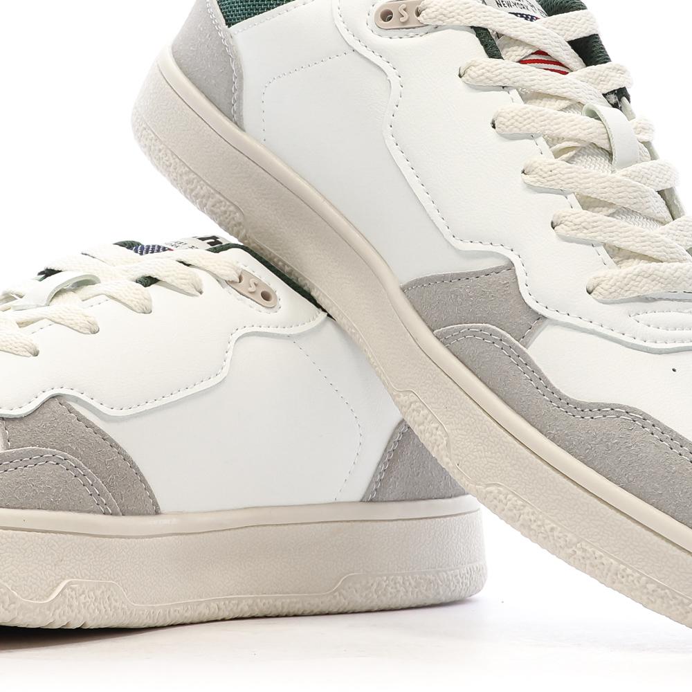 Schott Darcy Men's White/Grey/Green Sneakers Photo of the Espace des Marques %store% store - view of %key%