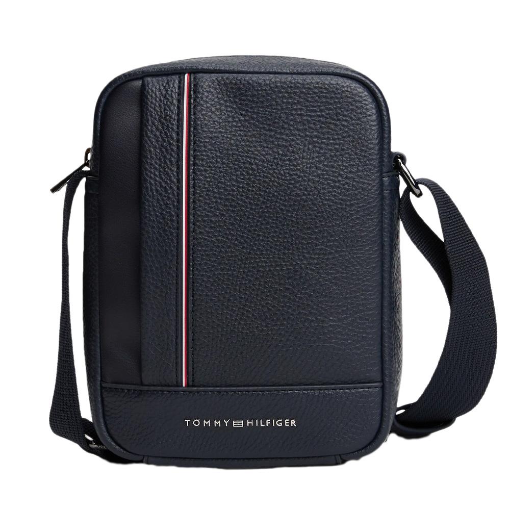 Sacoche Bleu Homme Tommy Hilfiger Central Mini pas cher