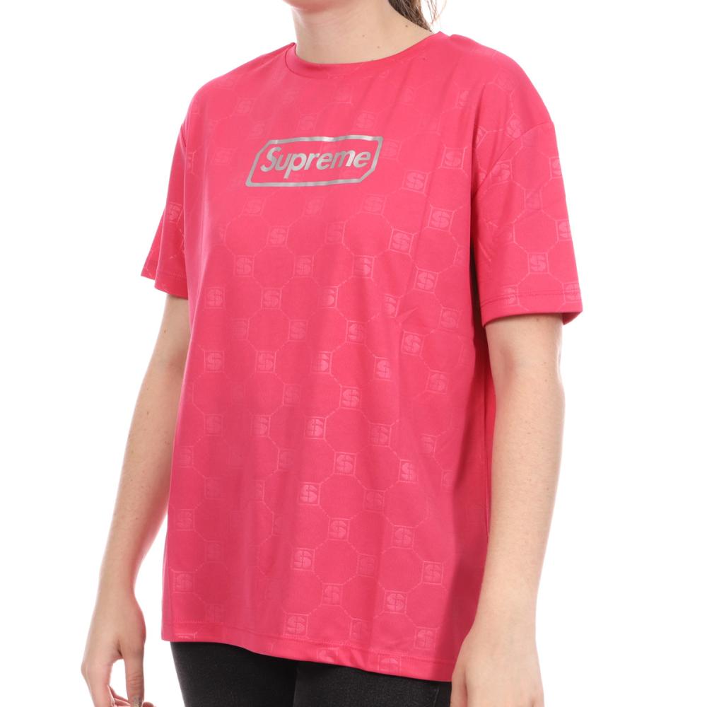 T-Shirt rose/argent femme Supreme Grip Becca pas cher