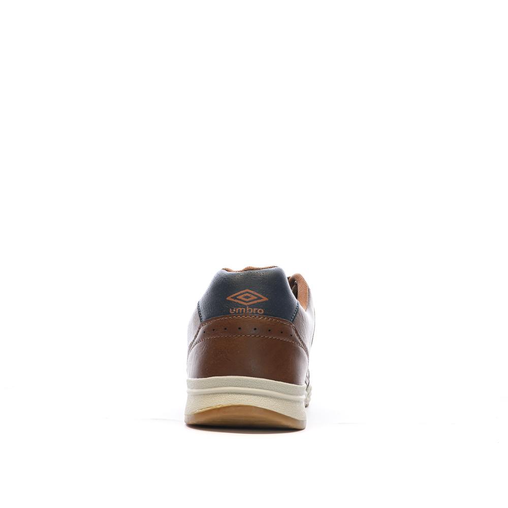 Baskets Marron/Marine Homme Umbro Jade Net vue 3