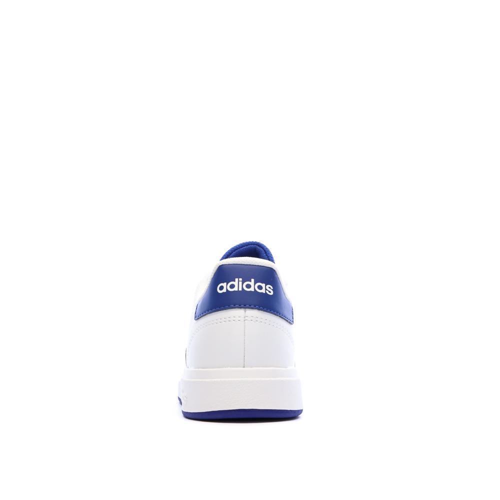 Baskets Blanc/Bleu Garçon Junior Adidas Grand Court 2.0 vue 3