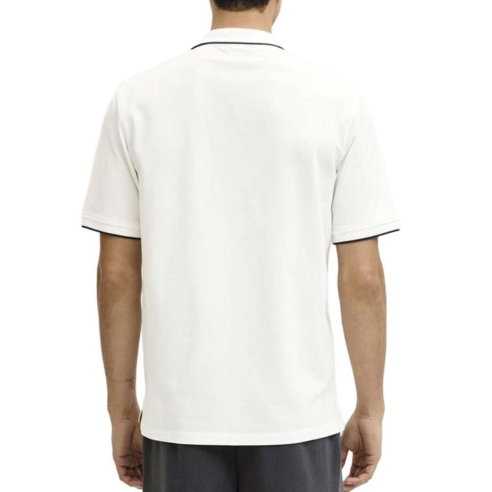 Polo Blanc Homme Jack & Jones Blualves vue 2
