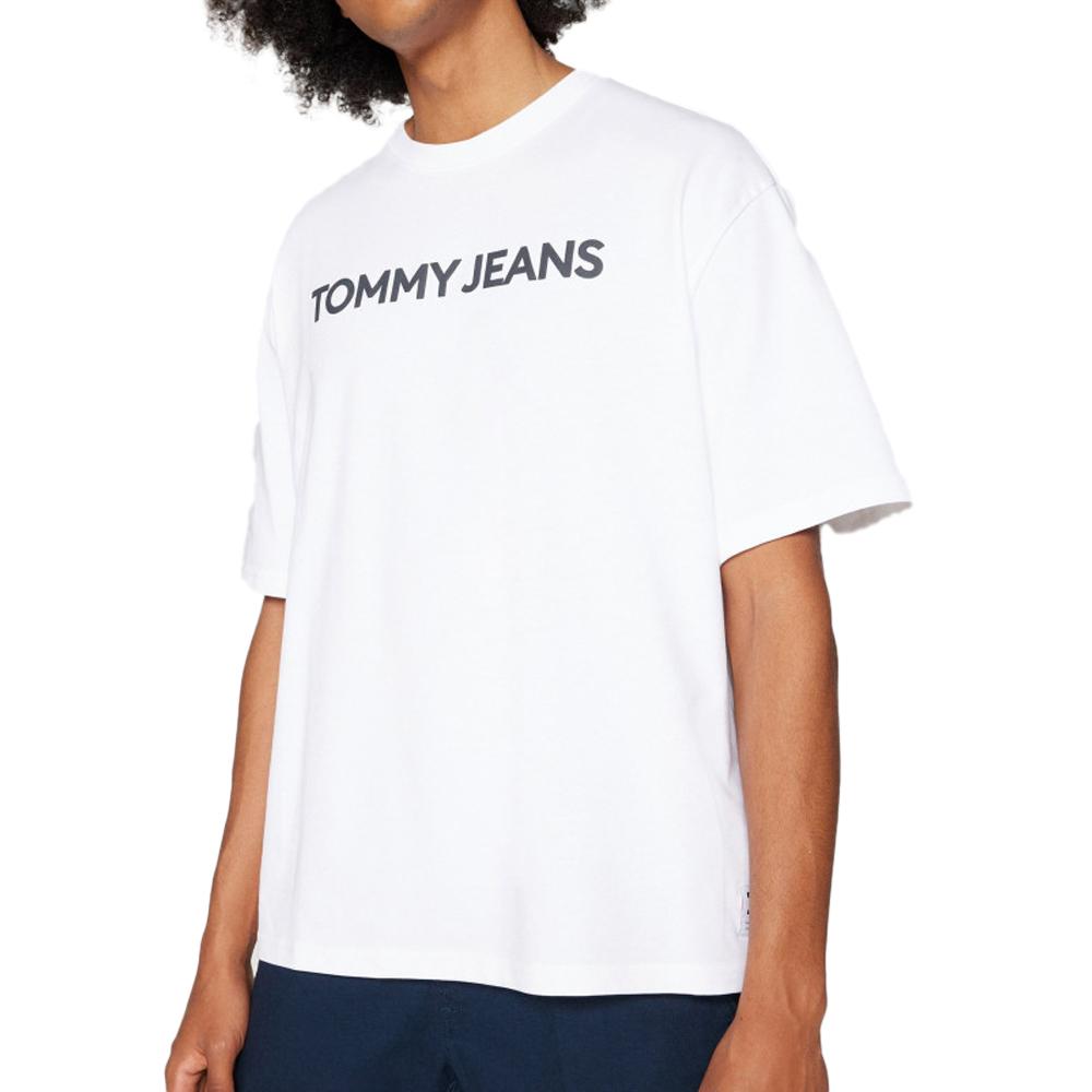T-shirt Blanc Homme Tommy Hilfiger New Class pas cher