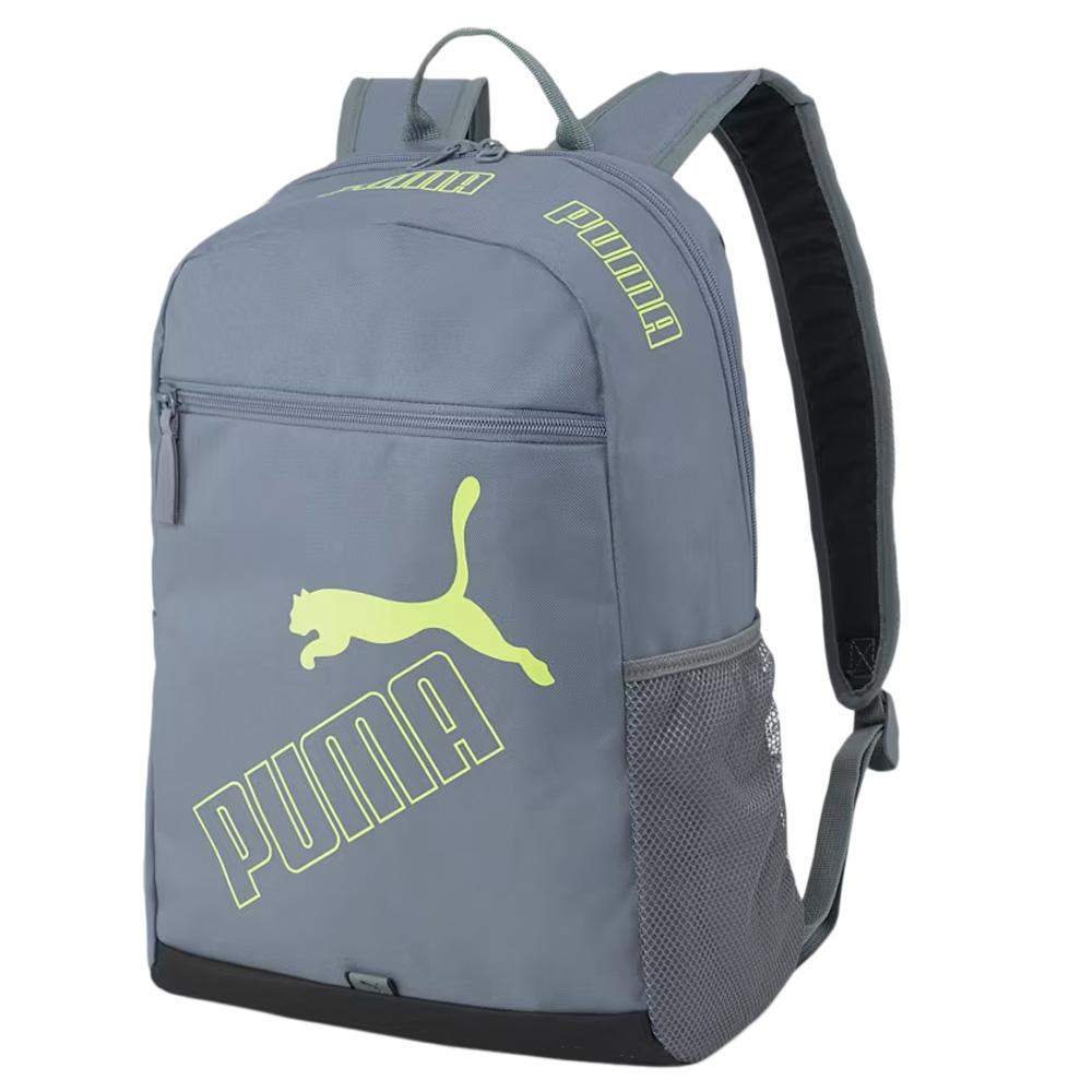 Sac à Dos Gris/Vert Homme Puma Phase Backpack pas cher