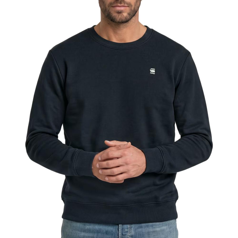 Sweat Noir Brut Homme G-Star RAW Core pas cher
