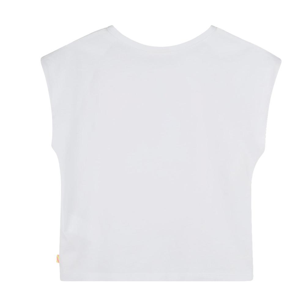 Weißes T-Shirt für Mädchen von Billieblush U21038 Ansicht 2