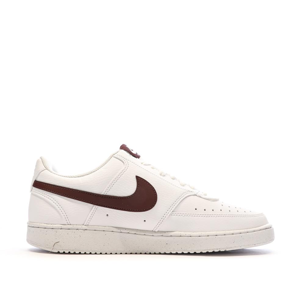 Baskets Blanc/Bordeaux Homme Nike Court Vision Low vue 2