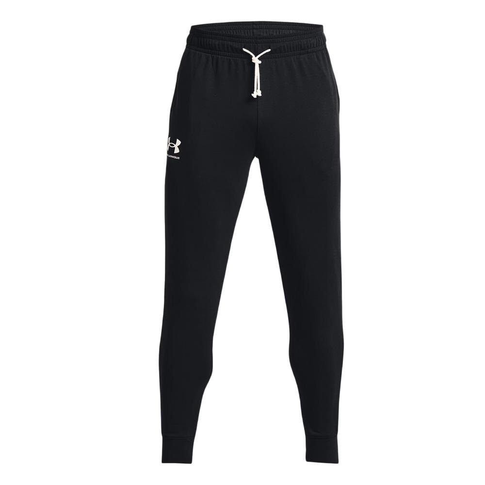 Jogging Noir Homme Under Armour Rival Terry 1380843 vue 3