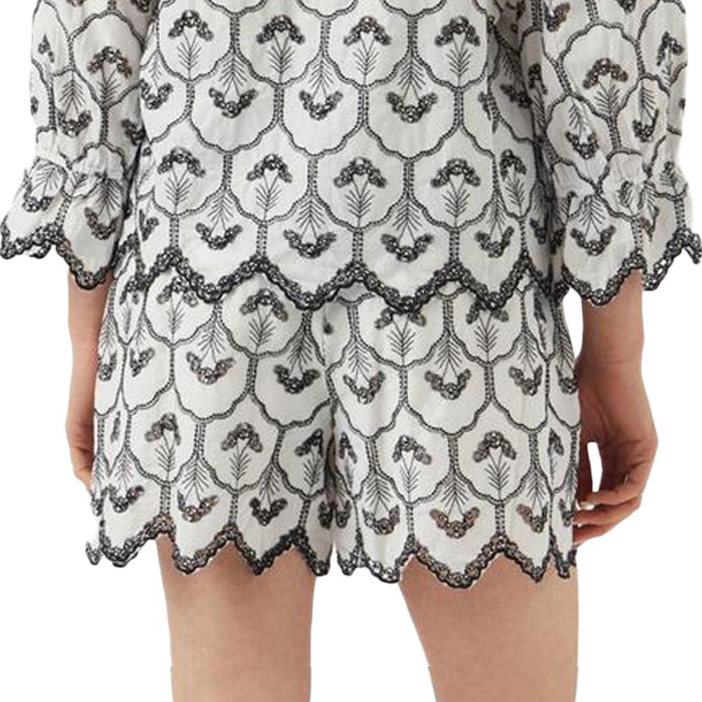 Short Blanc/Noir Femme YAS Yasmulla vue 2