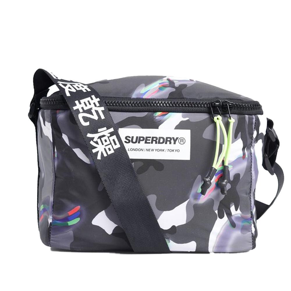 Sacoche Noire Homme Superdry Gwp pas cher
