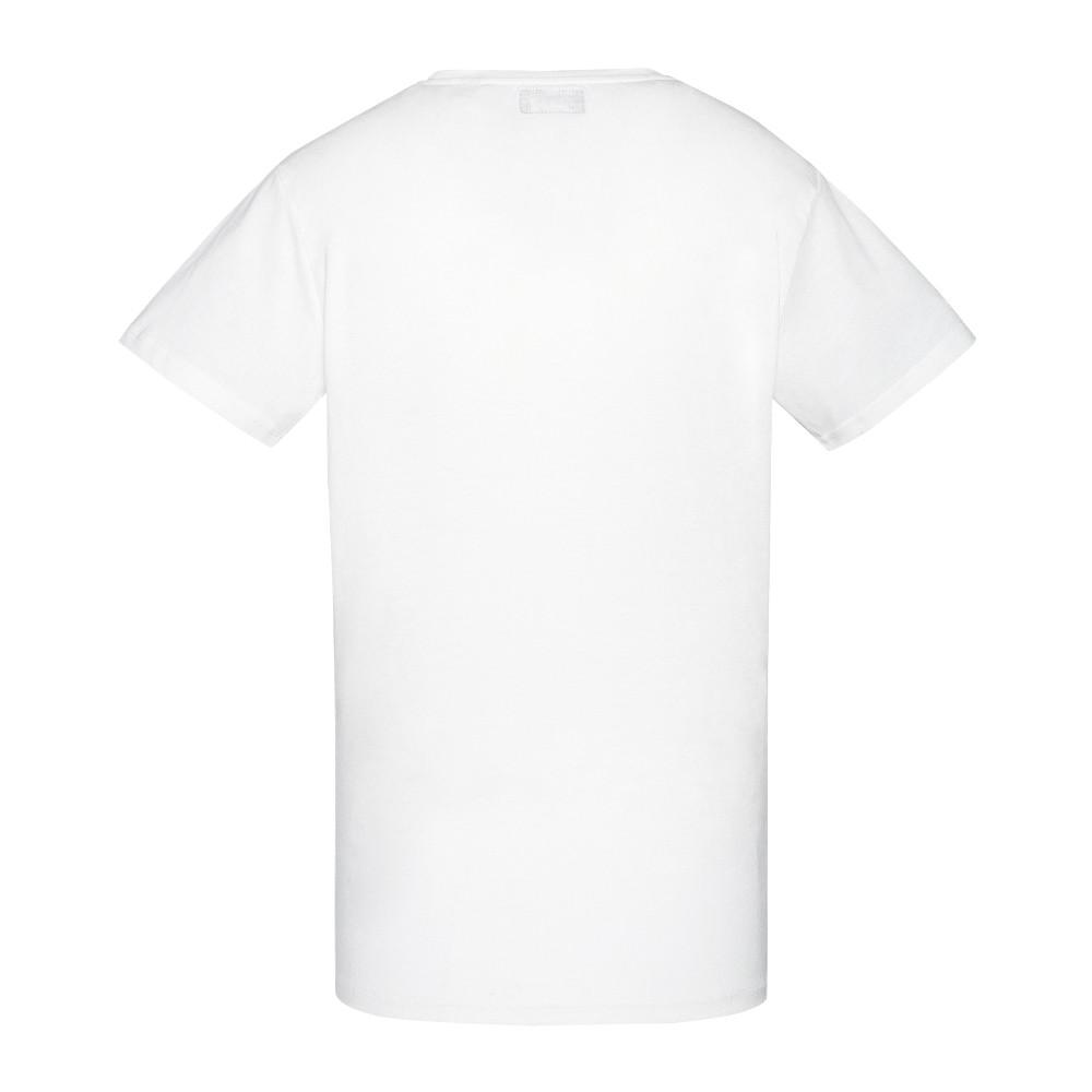 T-shirt Blanc Homme Schott Crew vue 2