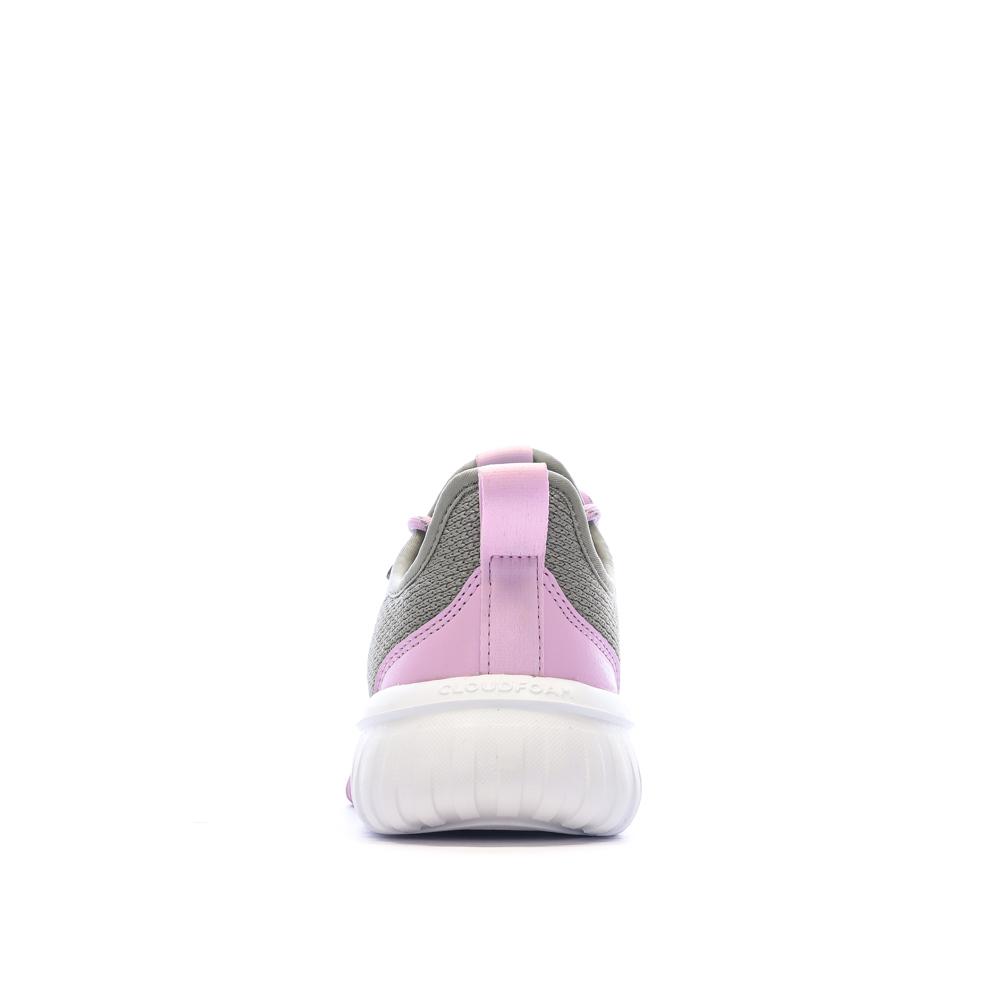 Baskets Grises Fille Adidas Kaptir Flow 2.0 K vue 3