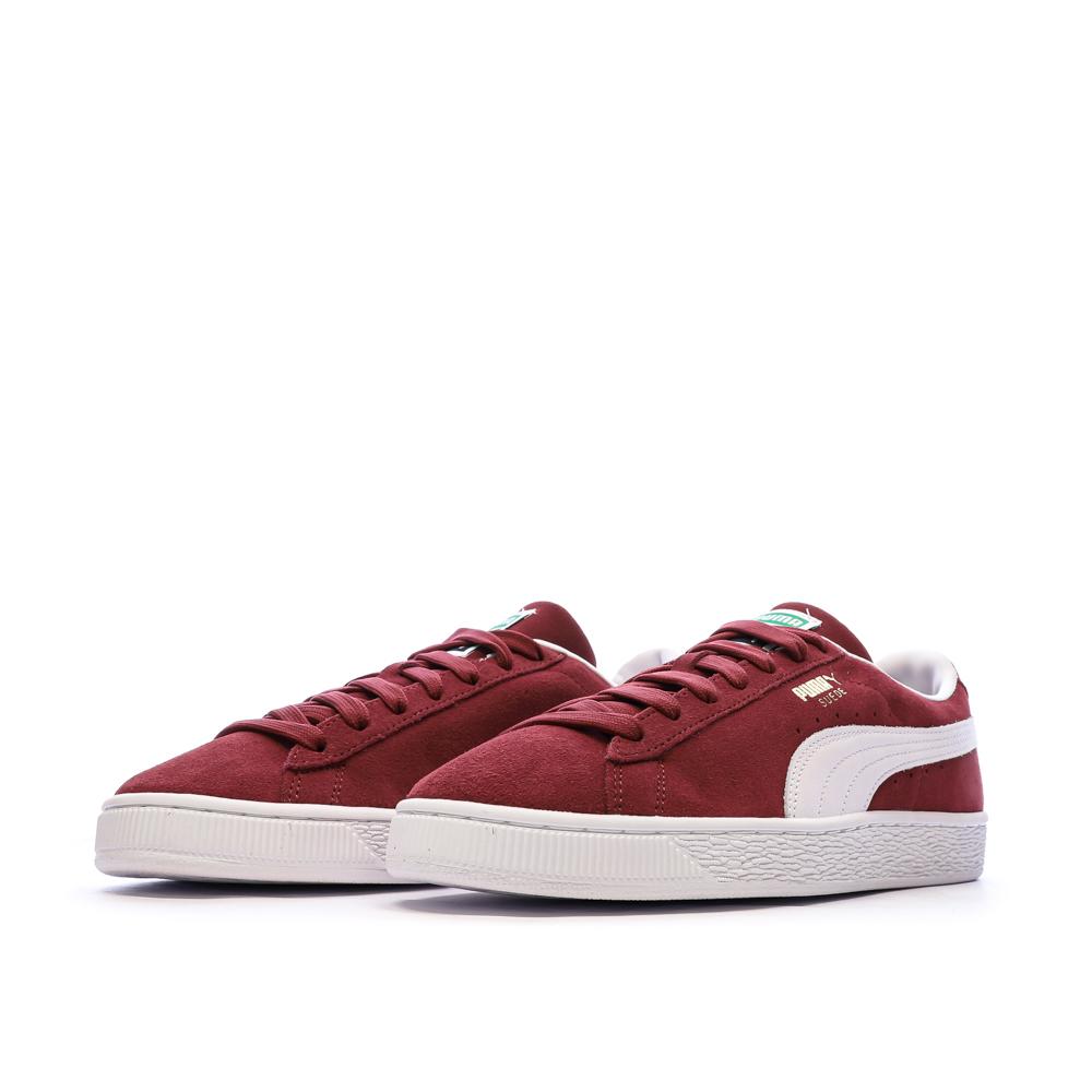 Zapatillas Puma Suede Classic rojas para hombre ver 6