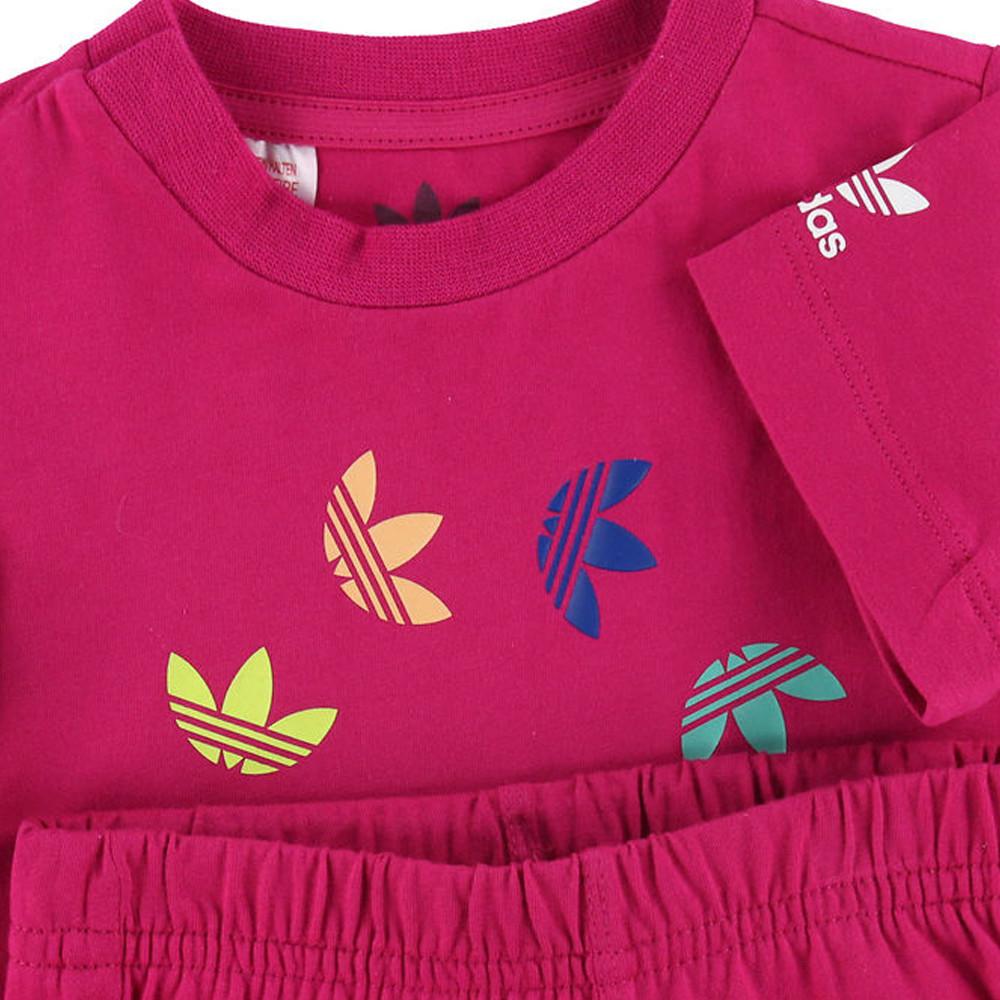 Ensemble Rose Fille Adidas HE6852 vue 2