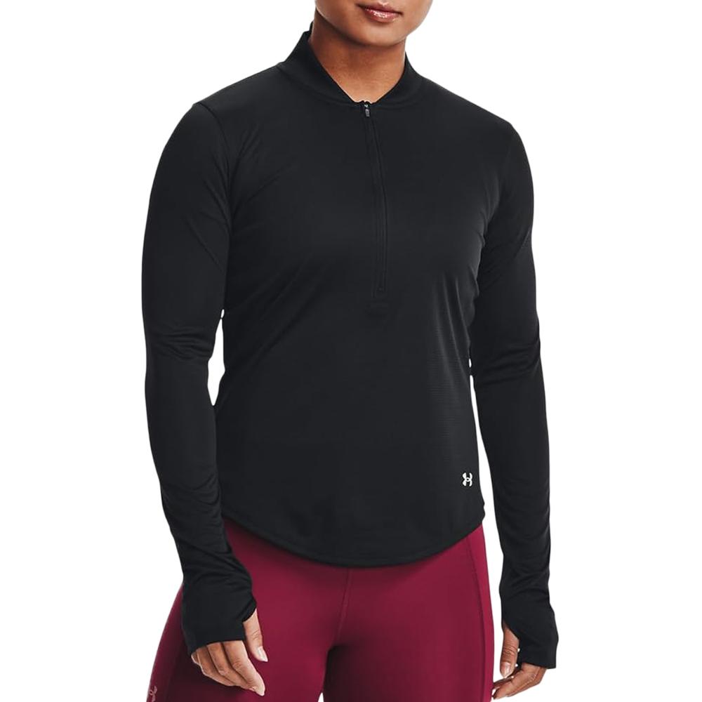 Tee-shirt Manches Longues Noir Femme Under Armour Speed Stride 2.0 pas cher