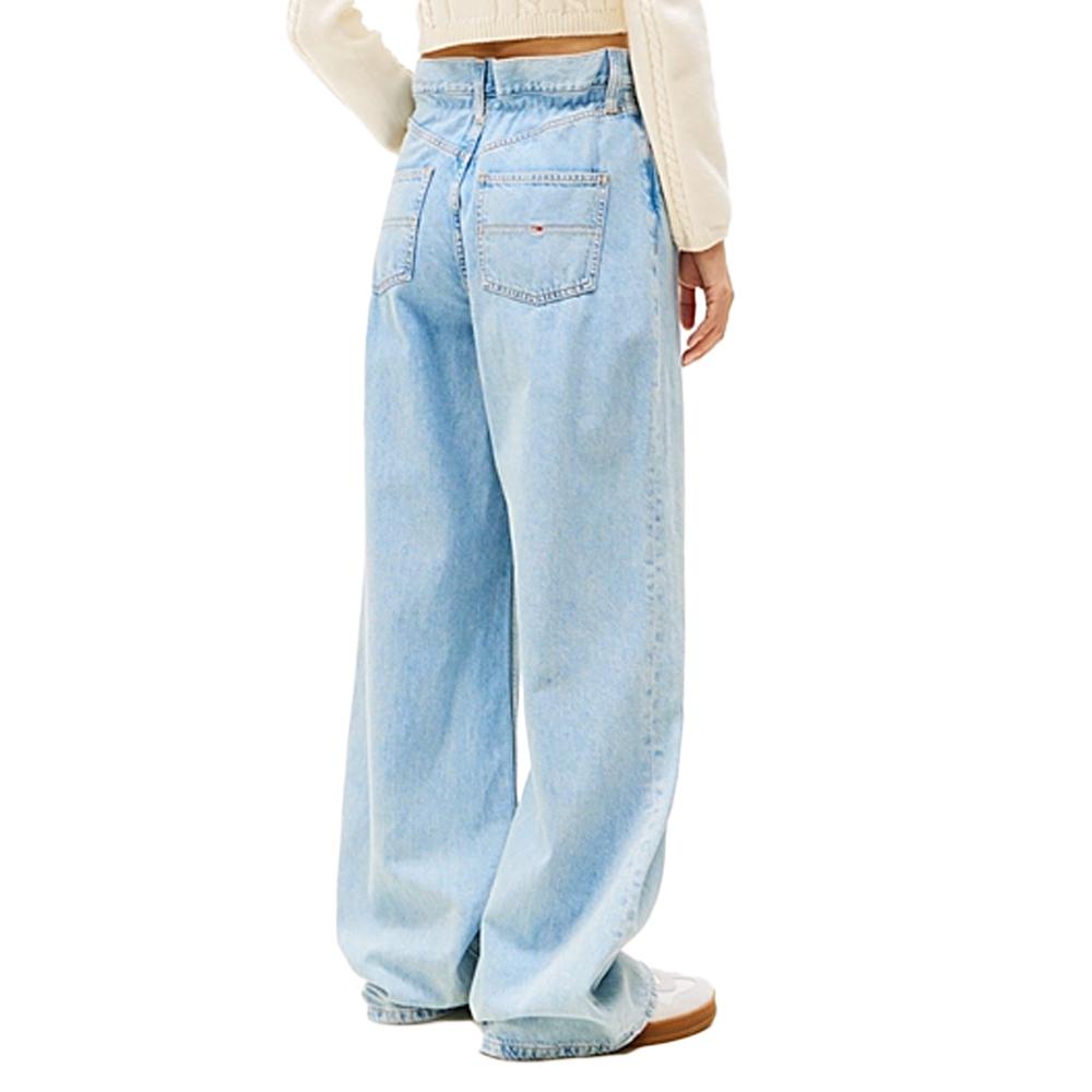 Jean Ample Bleu Femme Tommy Hilfiger Paperbag vue 2