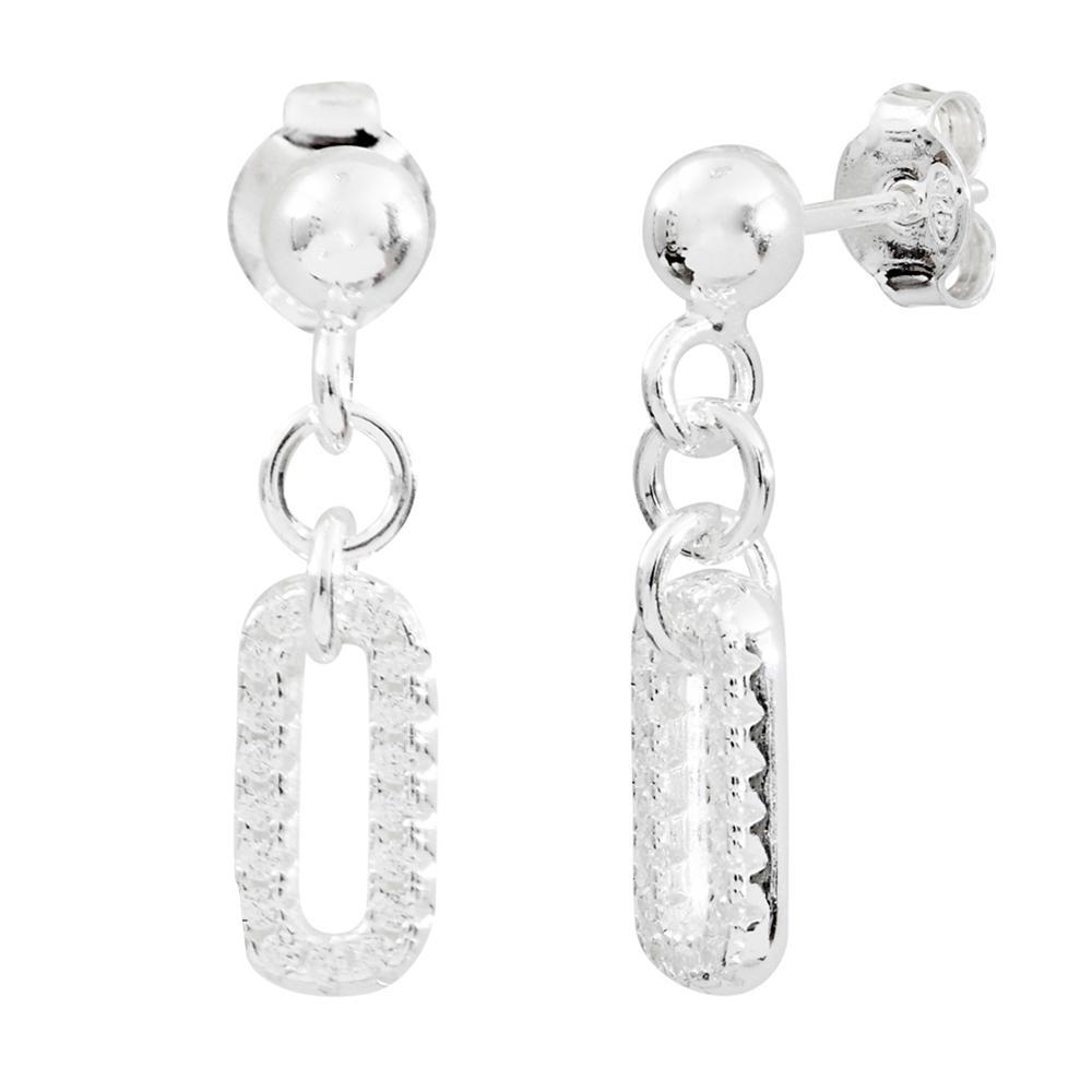 Boucles D'Oreilles Argenté Clio Blue Swan pas cher